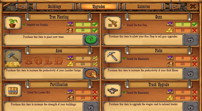 Скриншот из игры Westward 3: Gold Rush