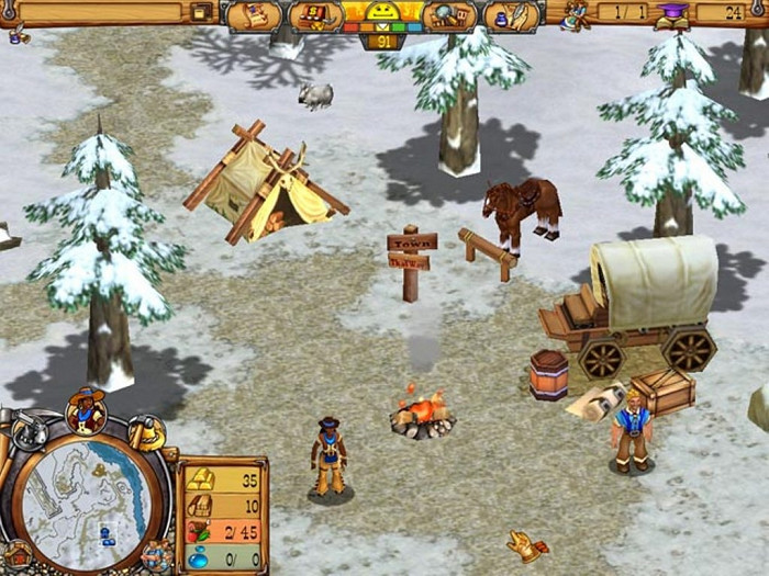 Скриншот из игры Westward 3: Gold Rush