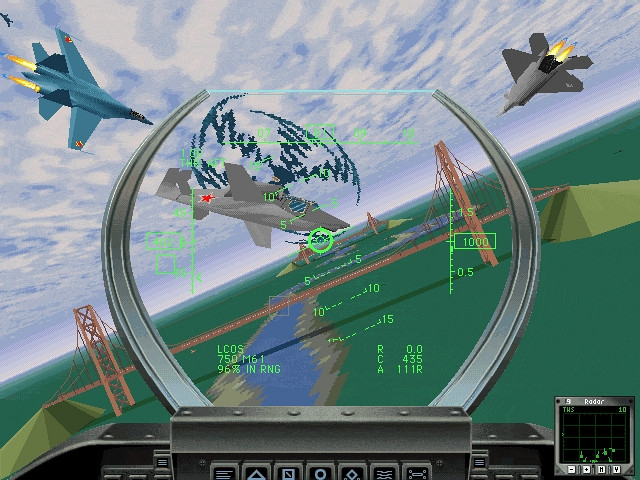 Скриншот из игры U.S. Navy Fighters