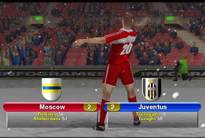 Скриншот из игры UEFA Challenge