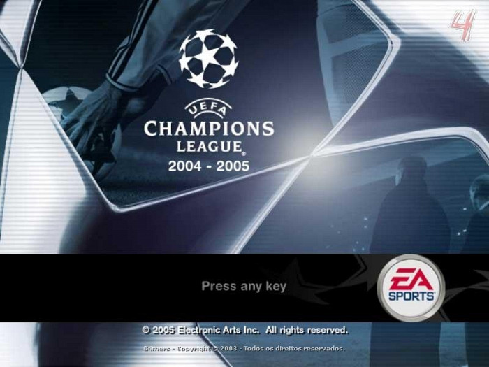 Скриншот из игры UEFA Champions League 2004 - 2005