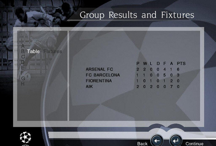 Скриншот из игры UEFA Champions League Season 1999/2000