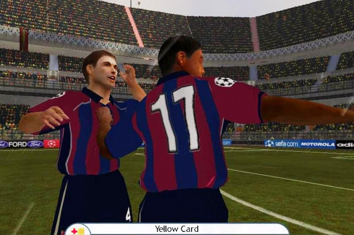 Скриншот из игры UEFA Champions League:Season 2001/2002