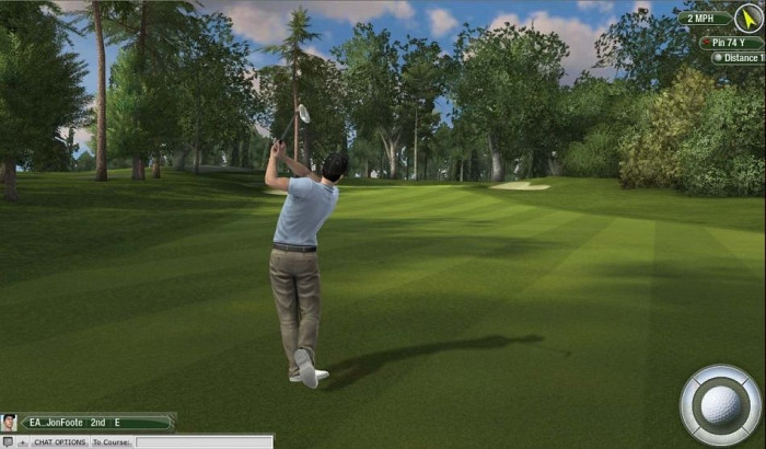 Скриншот из игры Tiger Woods PGA Tour Online