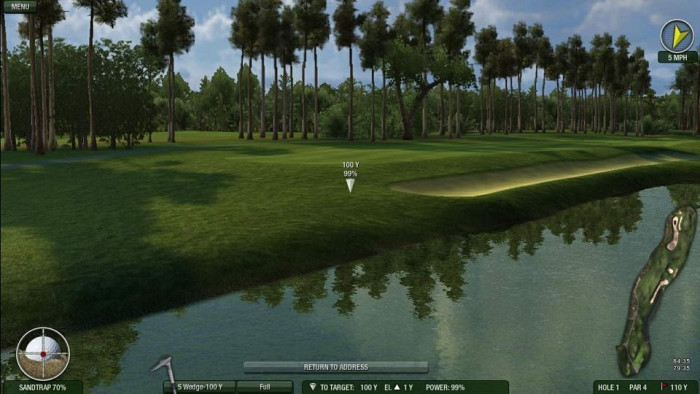 Скриншот из игры Tiger Woods PGA Tour Online