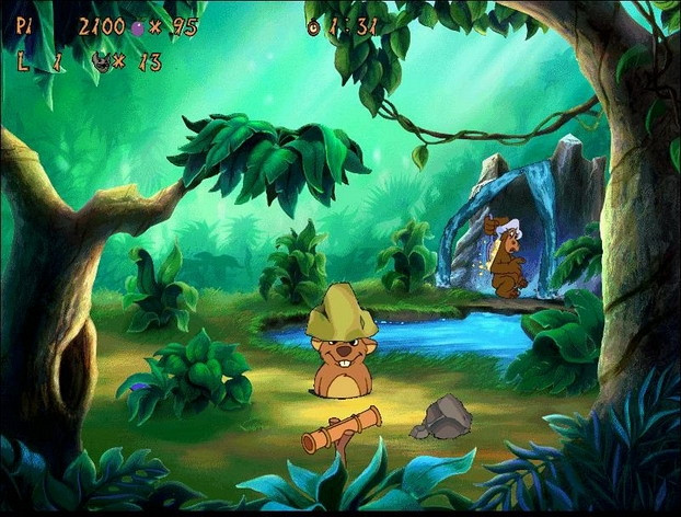 Обложка игры Timon & Pumbaa's Jungle Games