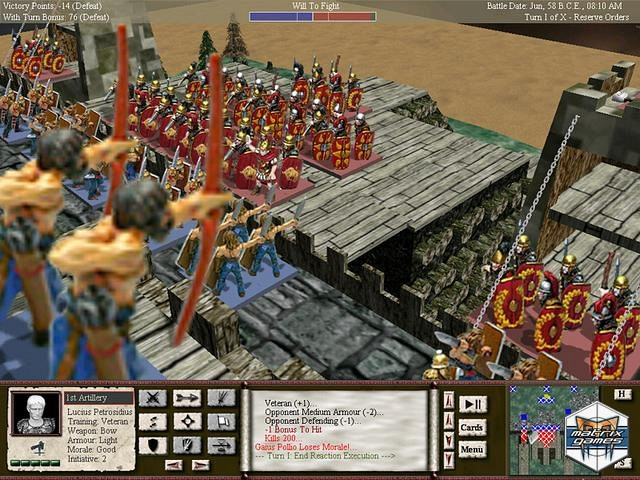 Скриншот из игры Tin Soldiers: Julius Caesar