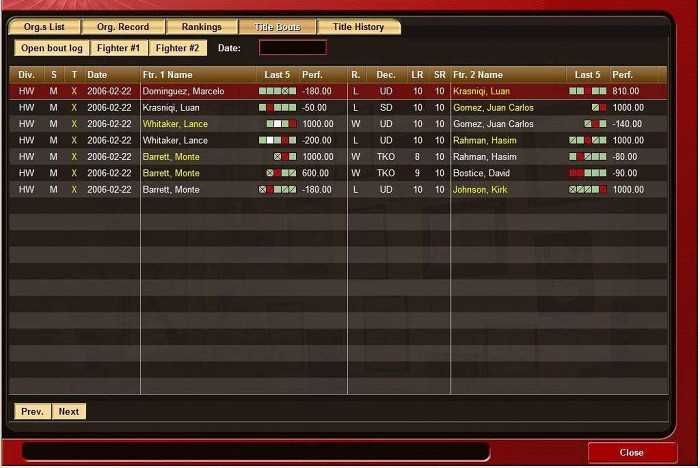 Скриншот из игры Title Bout Championship Boxing
