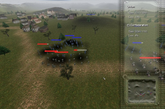 Скриншот из игры Ultimate Civil War Battles