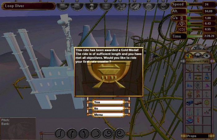 Скриншот из игры Ultimate Ride Coaster Deluxe