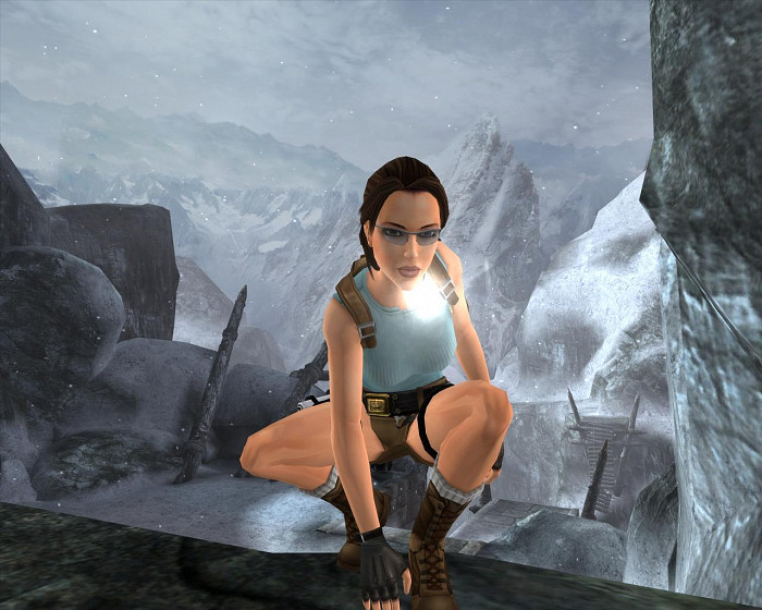 Скриншот из игры Tomb Raider: Anniversary