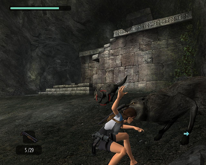 Скриншот из игры Tomb Raider: Anniversary