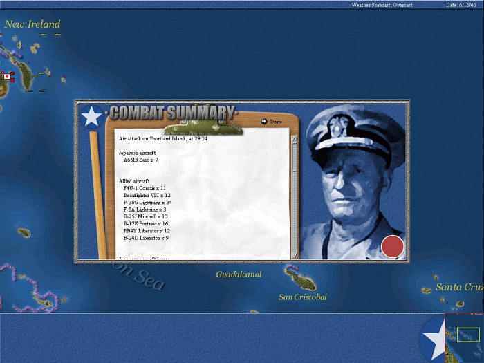 Скриншот из игры Uncommon Valor: Campaign for the South Pacific