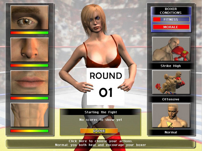 Скриншот из игры Universal Boxing Manager