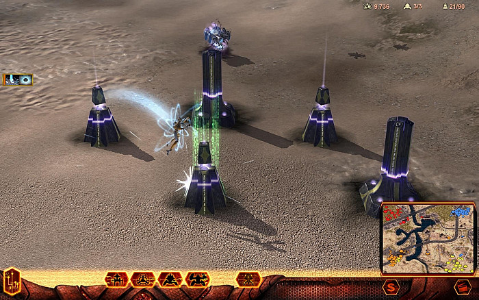 Скриншот из игры Universe at War: Earth Assault