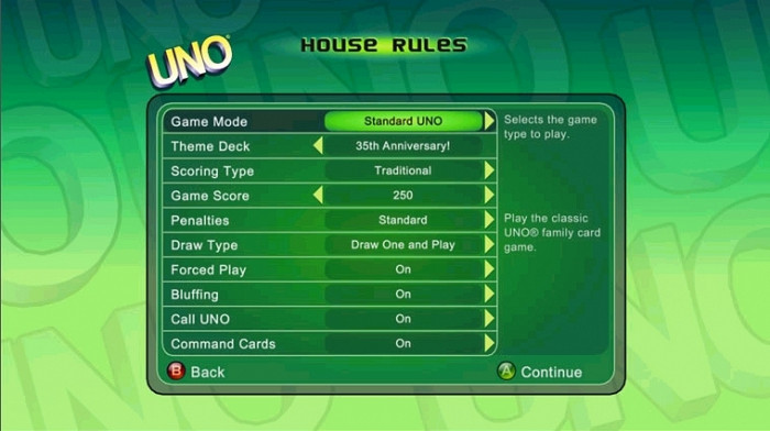 Скриншот из игры UNO (2007)