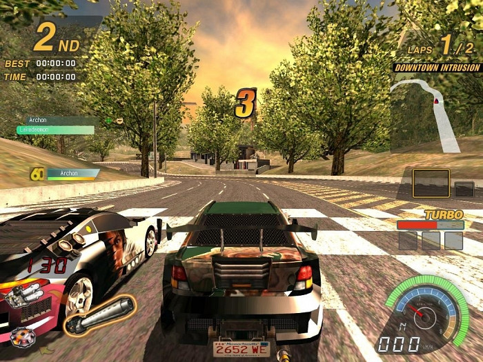 Скриншот из игры Upshift StrikeRacer