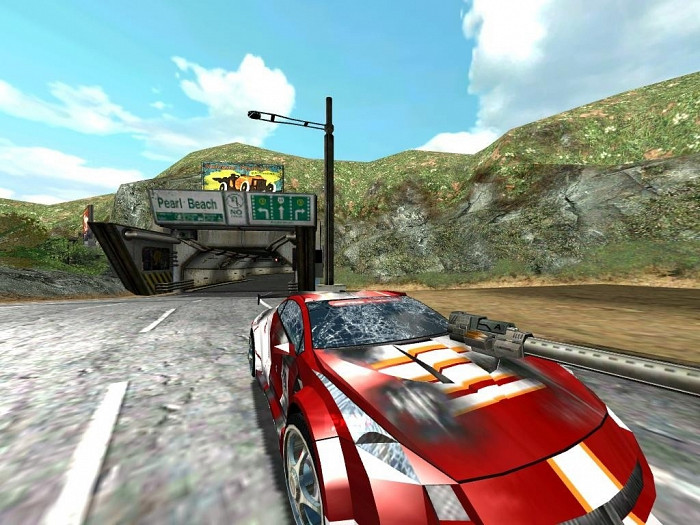 Скриншот из игры Upshift StrikeRacer