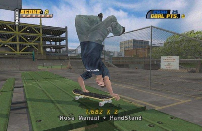 Скриншот из игры Tony Hawk's Pro Skater 4