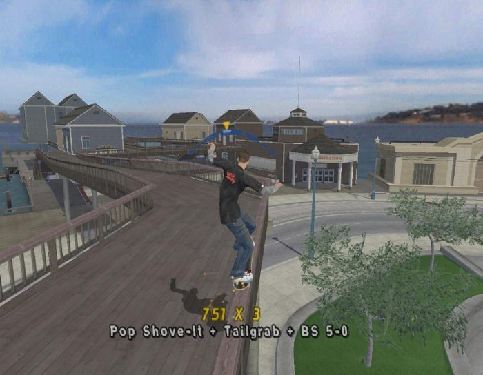 Скриншот из игры Tony Hawk's Pro Skater 4