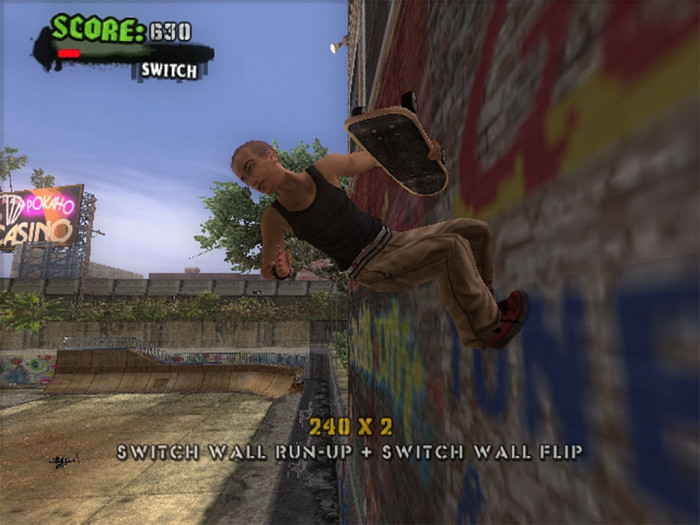 Скриншот из игры Tony Hawk's American Wasteland