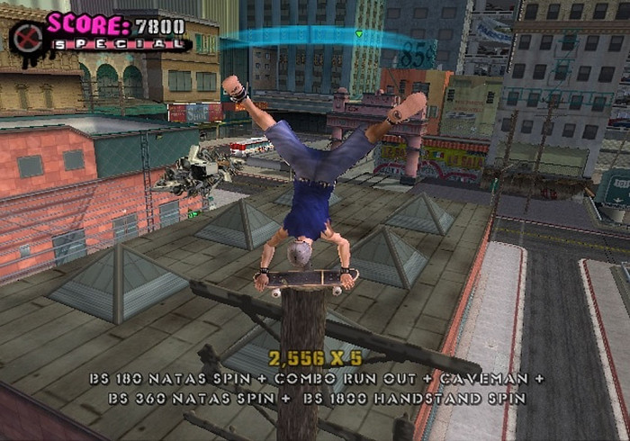 Скриншот из игры Tony Hawk's American Wasteland