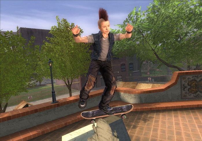 Скриншот из игры Tony Hawk's American Wasteland