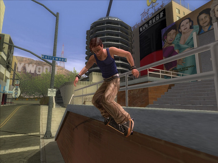 Скриншот из игры Tony Hawk's American Wasteland