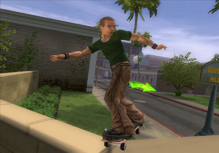 Скриншот из игры Tony Hawk's American Wasteland