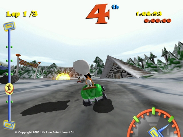 Скриншот из игры Toon Car
