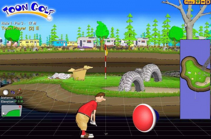 Скриншот из игры Toon Golf