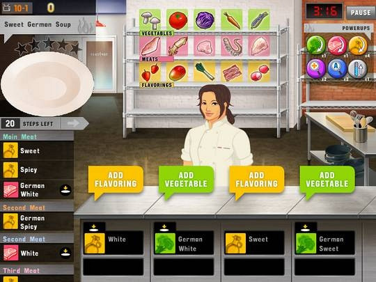 Скриншот из игры Top Chef: The Game