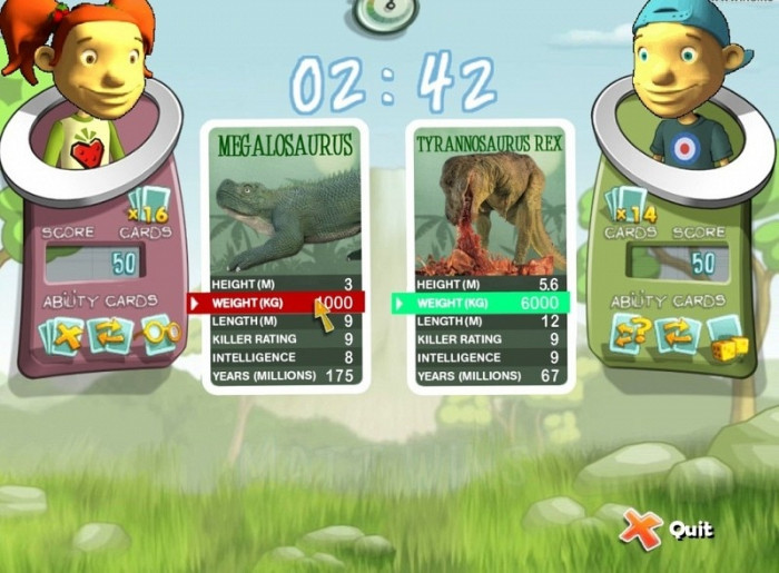 Скриншот из игры Top Trumps Adventures: Dogs & Dinosaurs