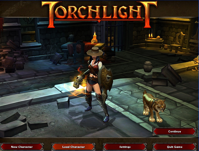 Скриншот из игры Torchlight