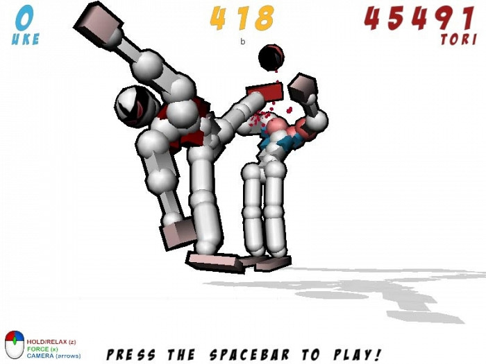 Скриншот из игры Toribash