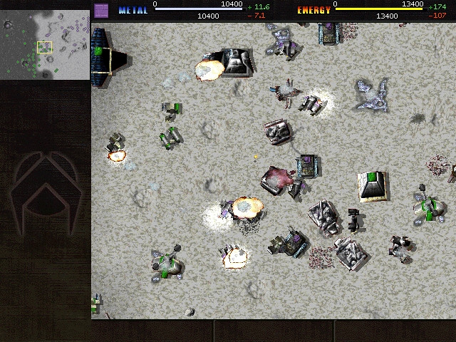 Скриншот из игры Total Annihilation