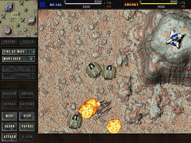 Скриншот из игры Total Annihilation