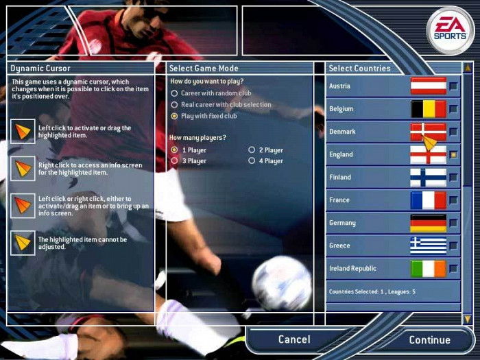 Скриншот из игры Total Club Manager 2003