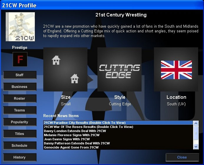 Скриншот из игры Total Extreme Wrestling 2005