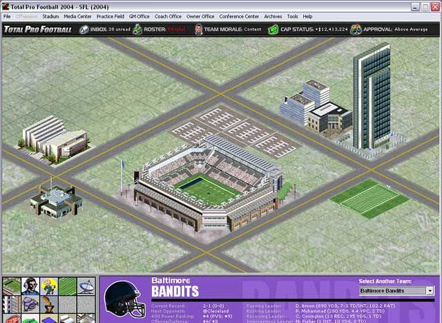 Скриншот из игры Total Pro Football 2004