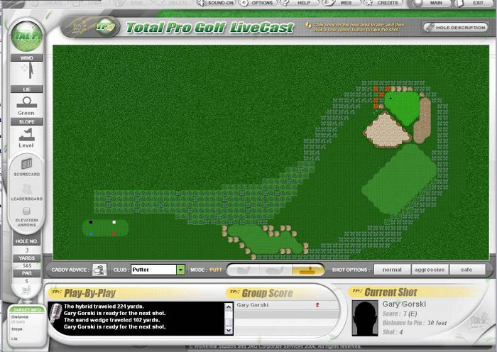 Скриншот из игры Total Pro Golf