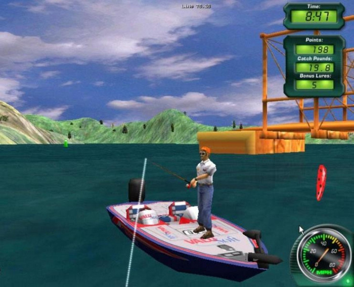 Скриншот из игры USA Bass Championship