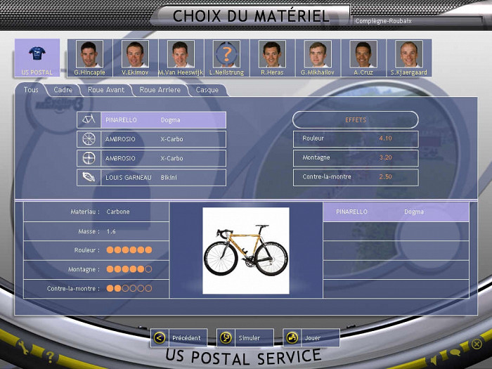 Скриншот из игры Cycling Manager 3