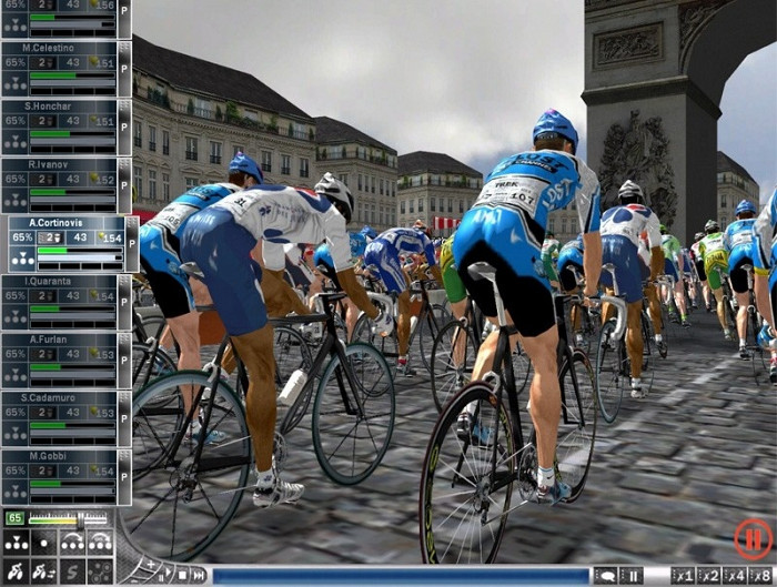 Скриншот из игры Cycling Manager