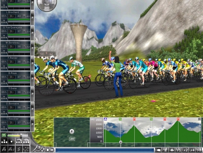 Скриншот из игры Cycling Manager