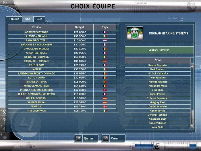 Скриншот из игры Cycling Manager 4