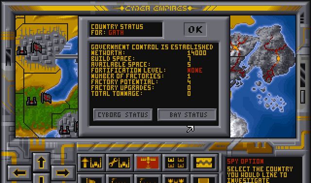 Скриншот из игры Cyber Empires