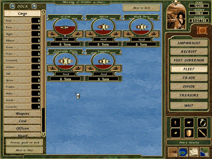 Скриншот из игры Cutthroats: Terror on the High Seas