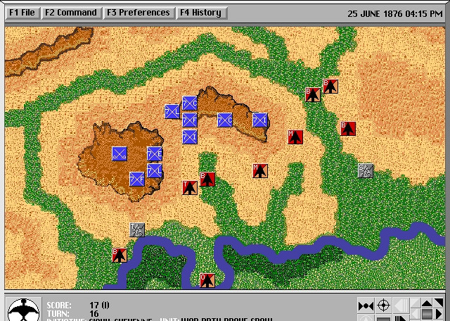 Скриншот из игры Custer's Last Command: The Battle of the Little Bighorn