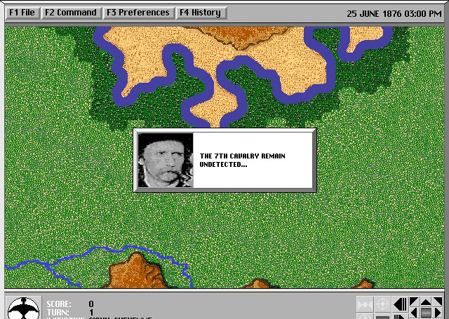 Скриншот из игры Custer's Last Command: The Battle of the Little Bighorn
